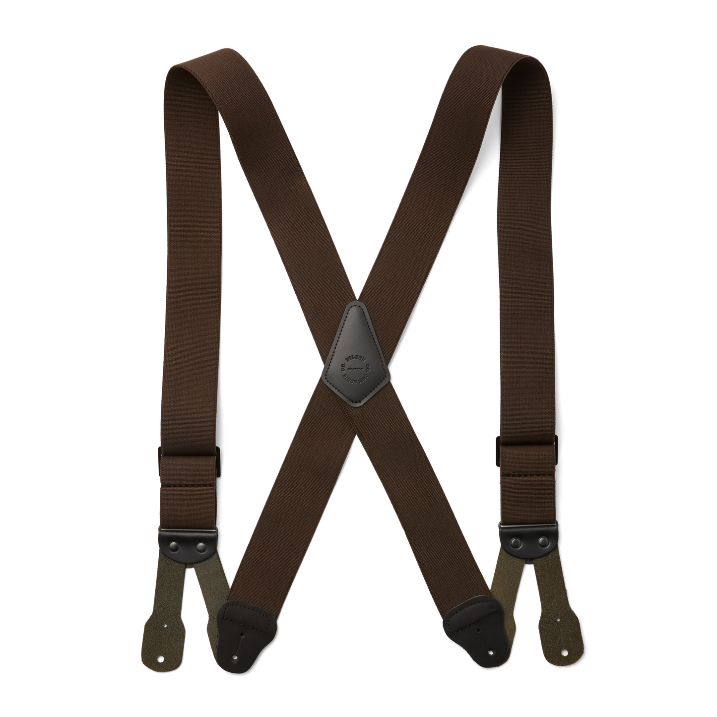 Filson Logger Suspenders - Dark Brown
