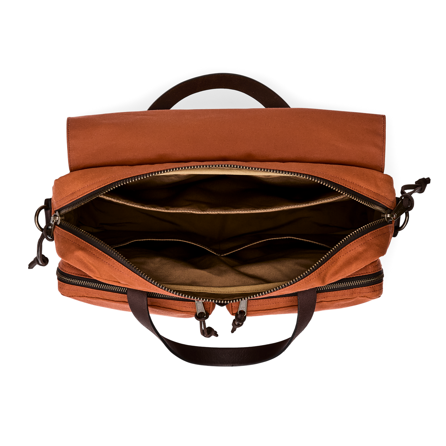 24 Hour Tin Cloth Briefcase - Rust