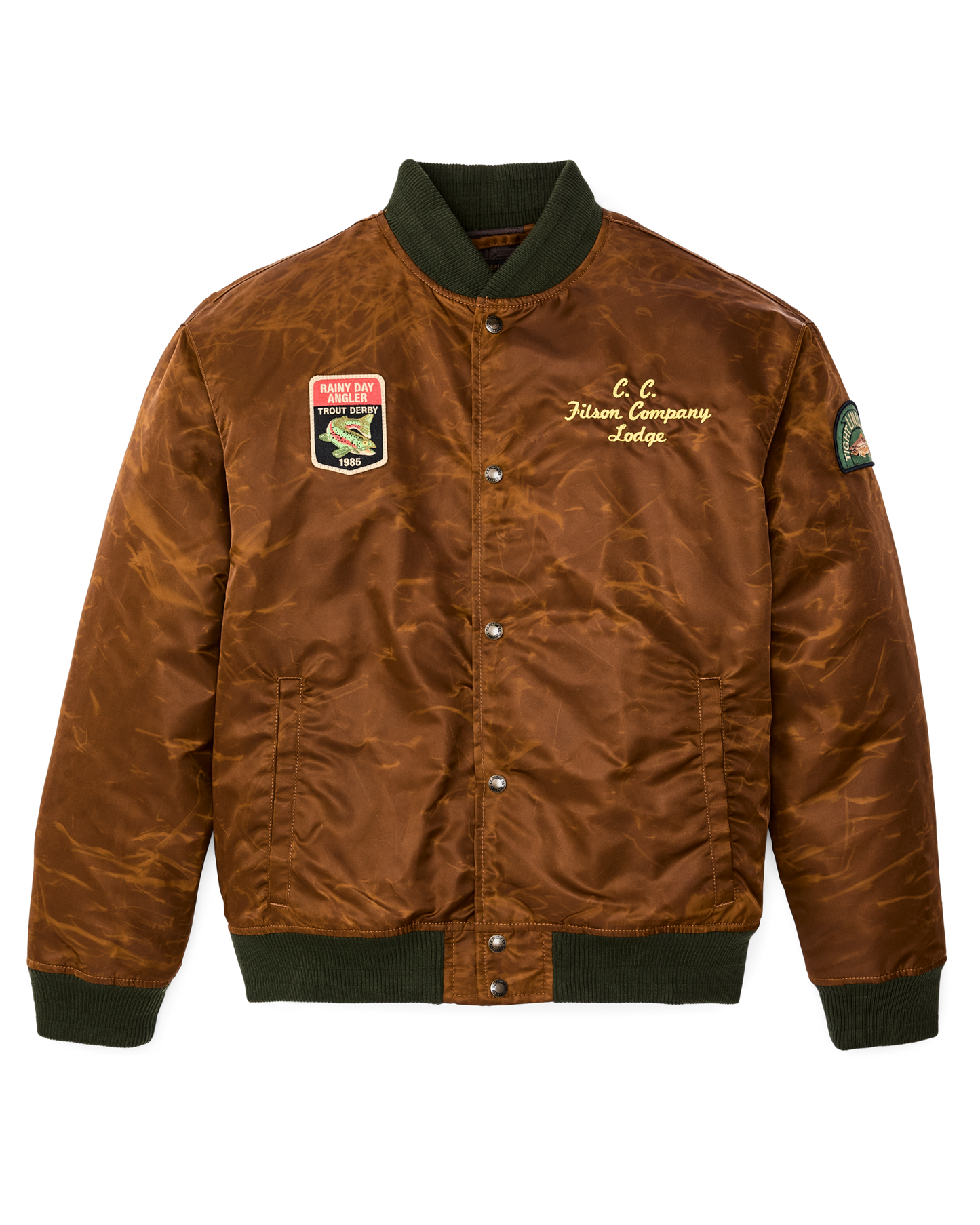 Embroidered Montlake Jacket - Whiskey