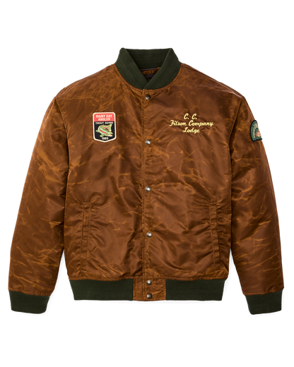 Embroidered Montlake Jacket - Whiskey