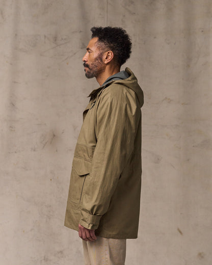 Dry Wax Omak Coat - Dark Beige