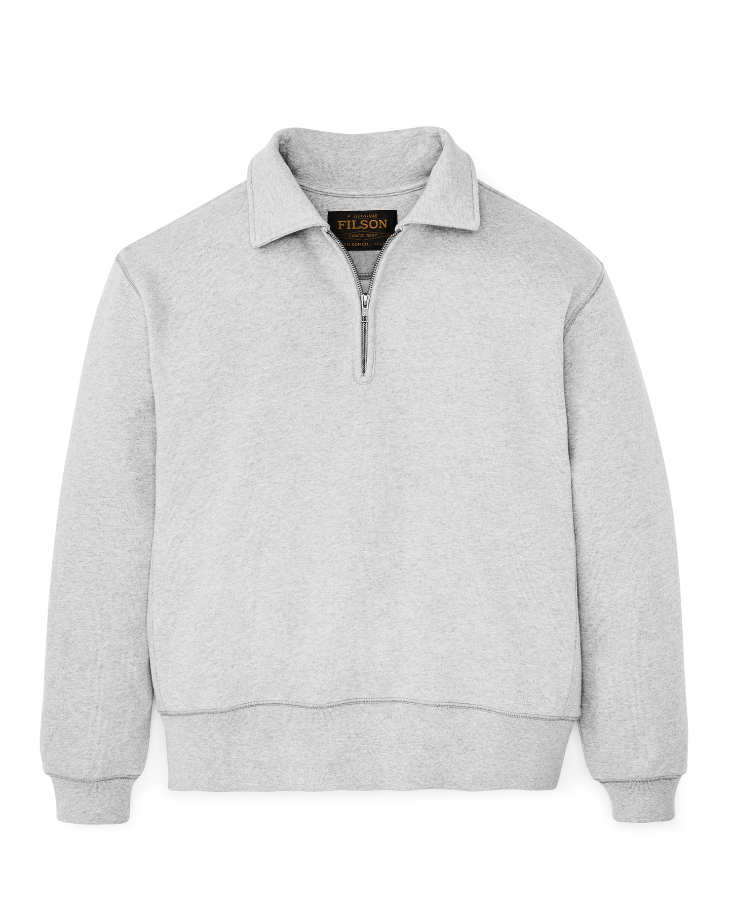 14-oz. Heritage Fleece Quarter Zip - Gray Heather