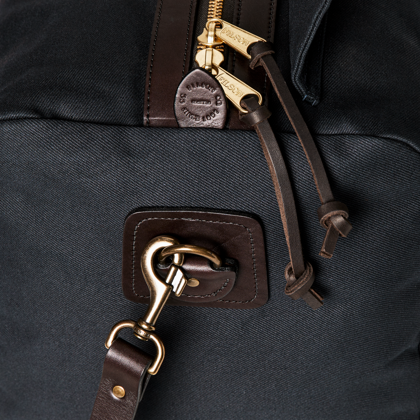 Medium Rugged Twill Duffle Bag - Navy
