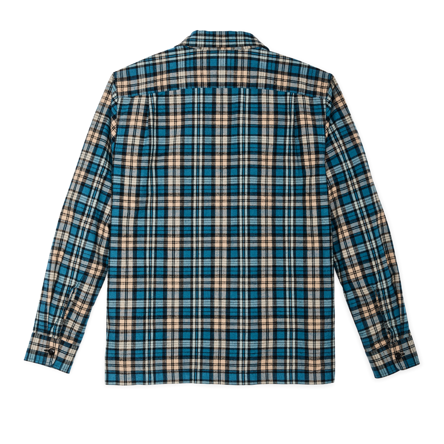 Elk Heights Camp Shirt - Blue / Black / Khaki Plaid