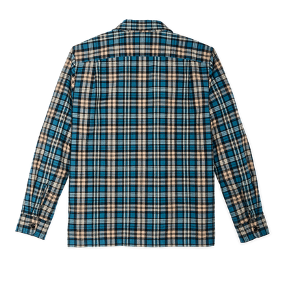 Elk Heights Camp Shirt - Blue / Black / Khaki Plaid
