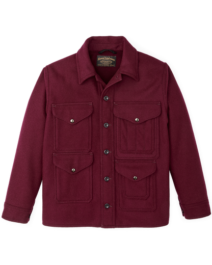1940s Mackinaw Wool Cruiser Jacket - Wine