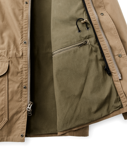 Dry Wax Mile Marker Coat - Dark Beige
