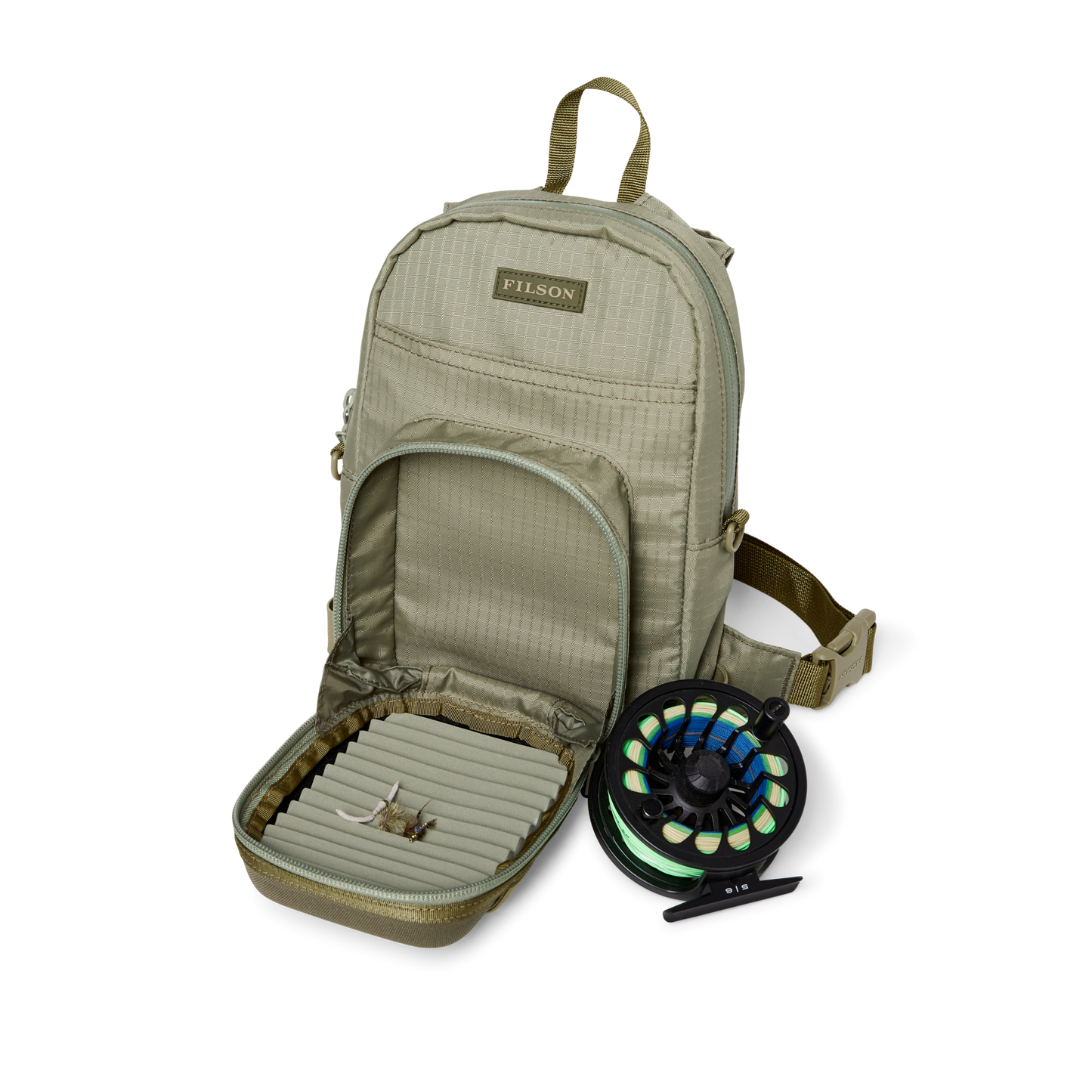 Fishing Chest Pack - Vintage Olive