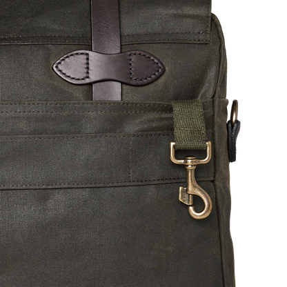 24 Hour Tin Cloth Briefcase - Otter Green