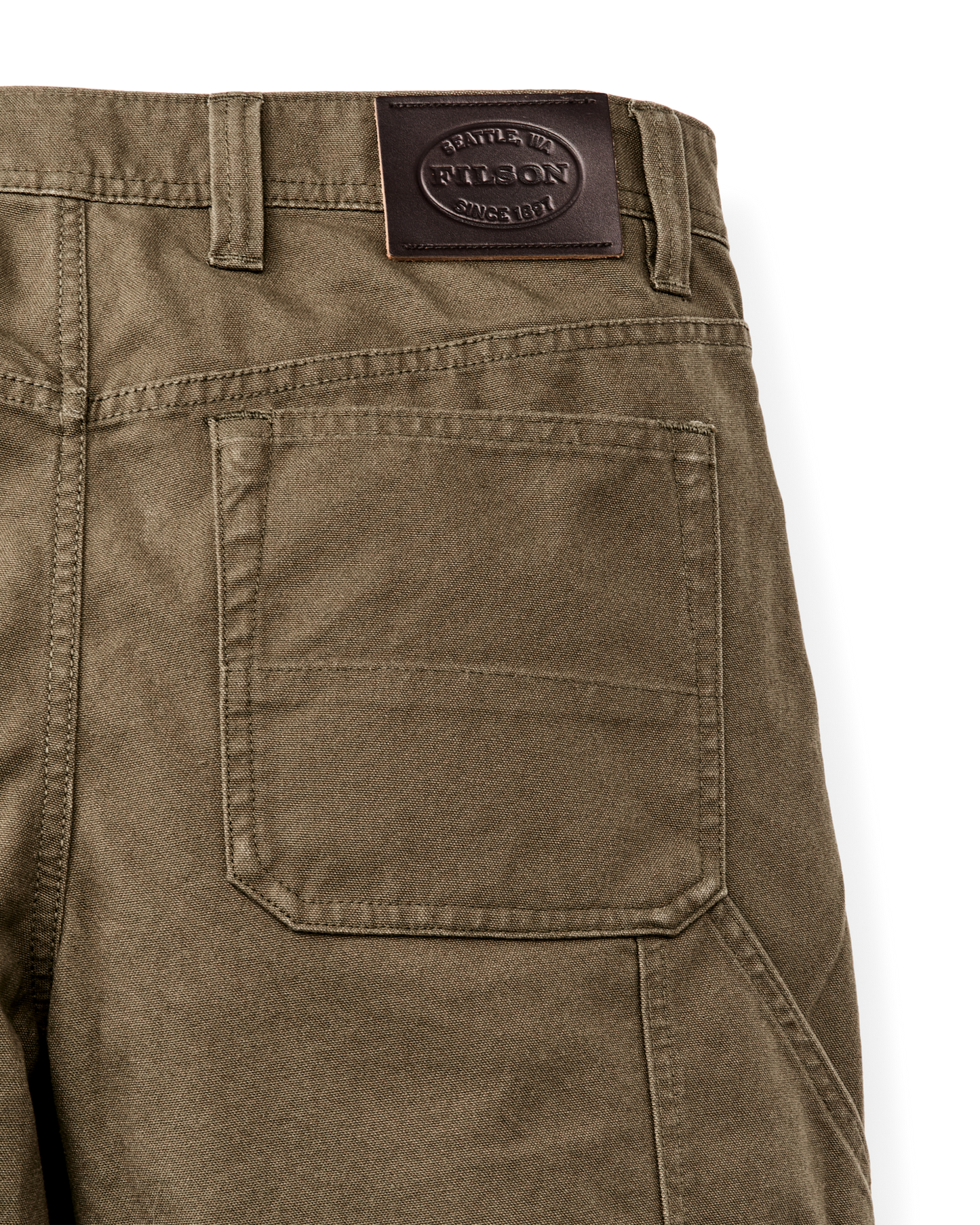 Dry Tin Double Front Pants - Marsh Olive