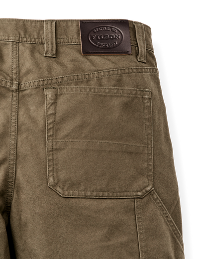 Dry Tin Double Front Pants - Marsh Olive