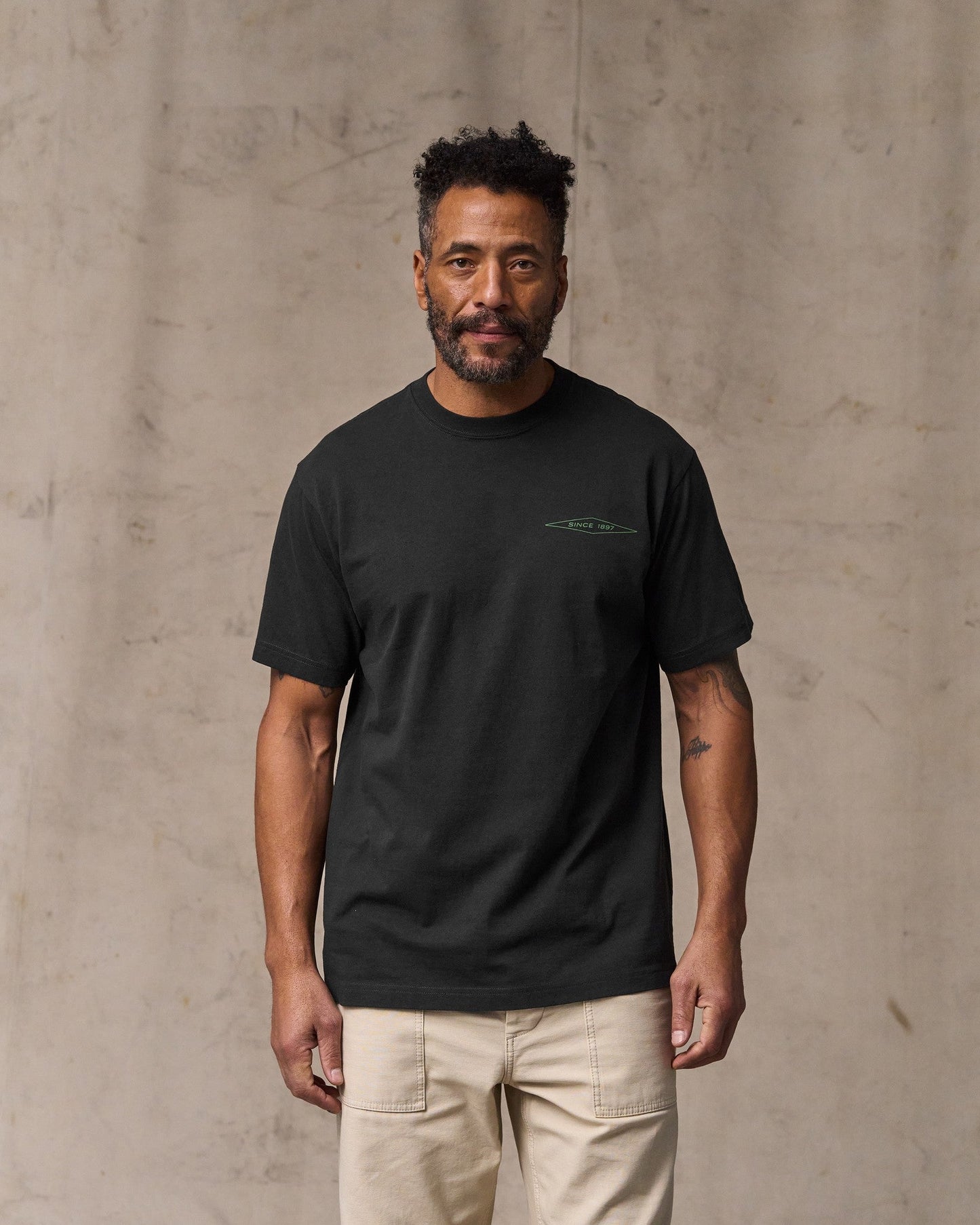 Diamond Graphic T-shirt - Black