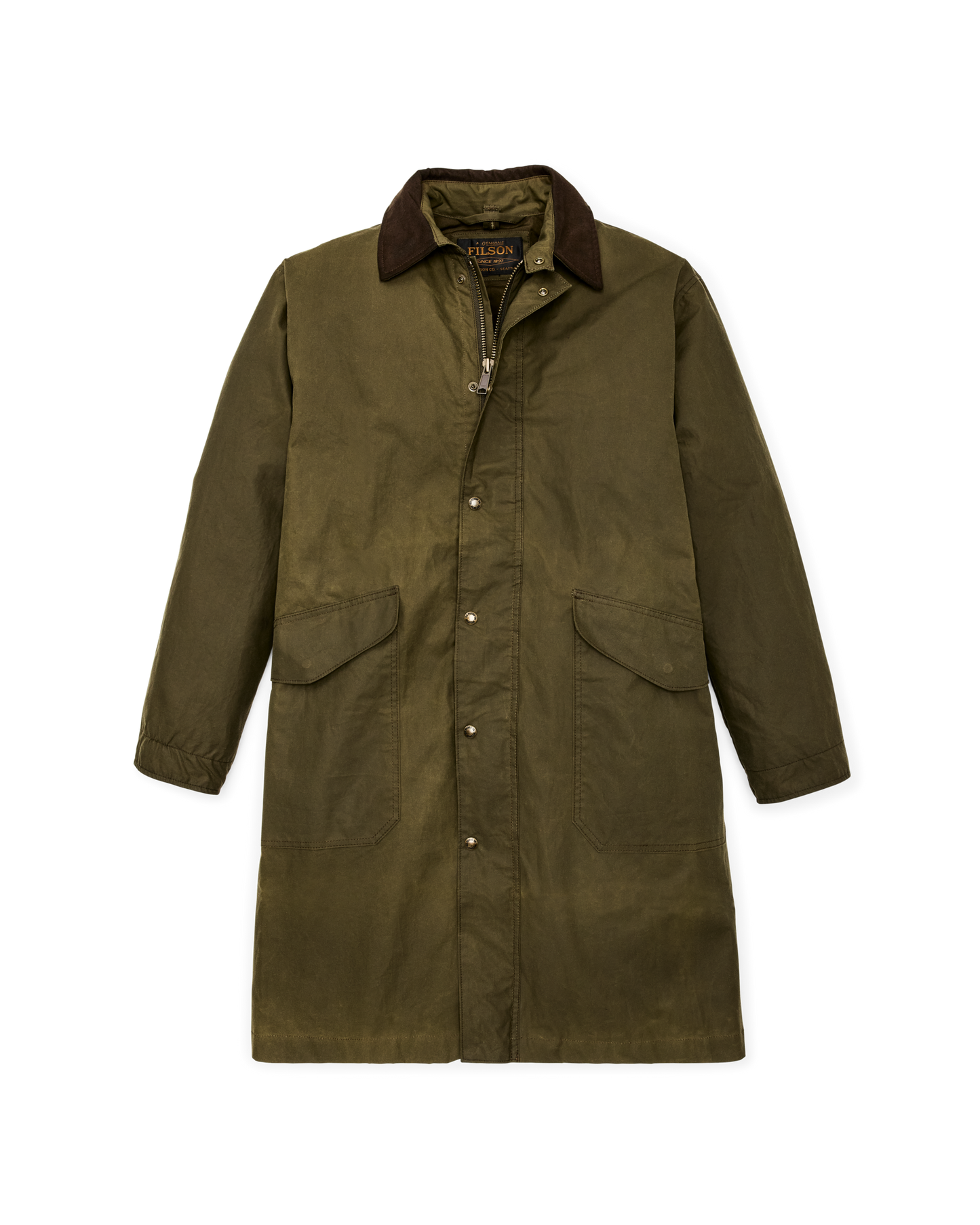 Cover Cloth Trench Coat - Marsh Olive