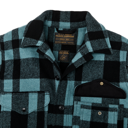 Chris Stapleton Signature Mackinaw Wool Cruiser - Faded Blue / Black Heritage Plaid
