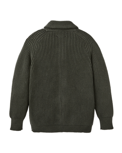 Bristol Cardigan Sweater - Forest Green Heather