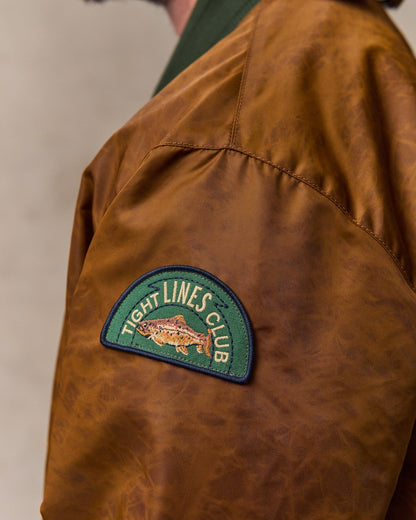 Embroidered Montlake Jacket - Whiskey