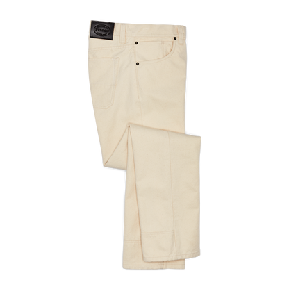 Dry Tin Cloth 5-pocket Pants - Natural Seed