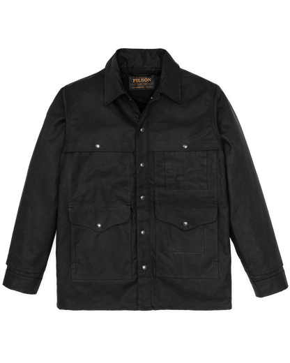 Lined Tin Cloth Cruiser Jacket - Black