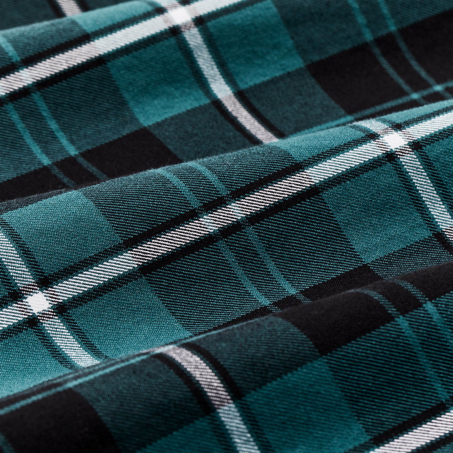 Lightweight Alaskan Guide Shirt - Petrol / Black / White Plaid