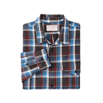 Lightweight Alaskan Guide Shirt - Glacier Blue Plaid