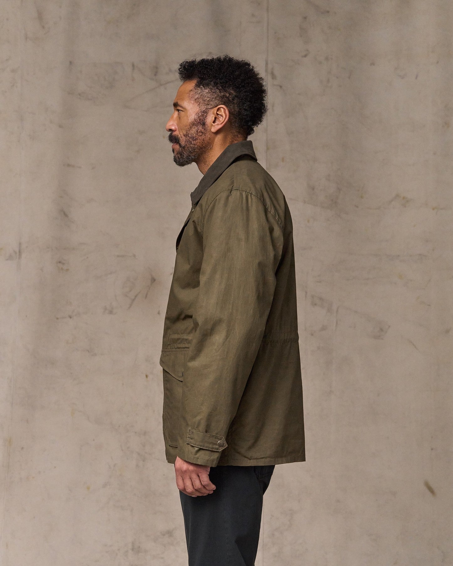 Dry Wax Mile Marker Coat - Burnt Olive