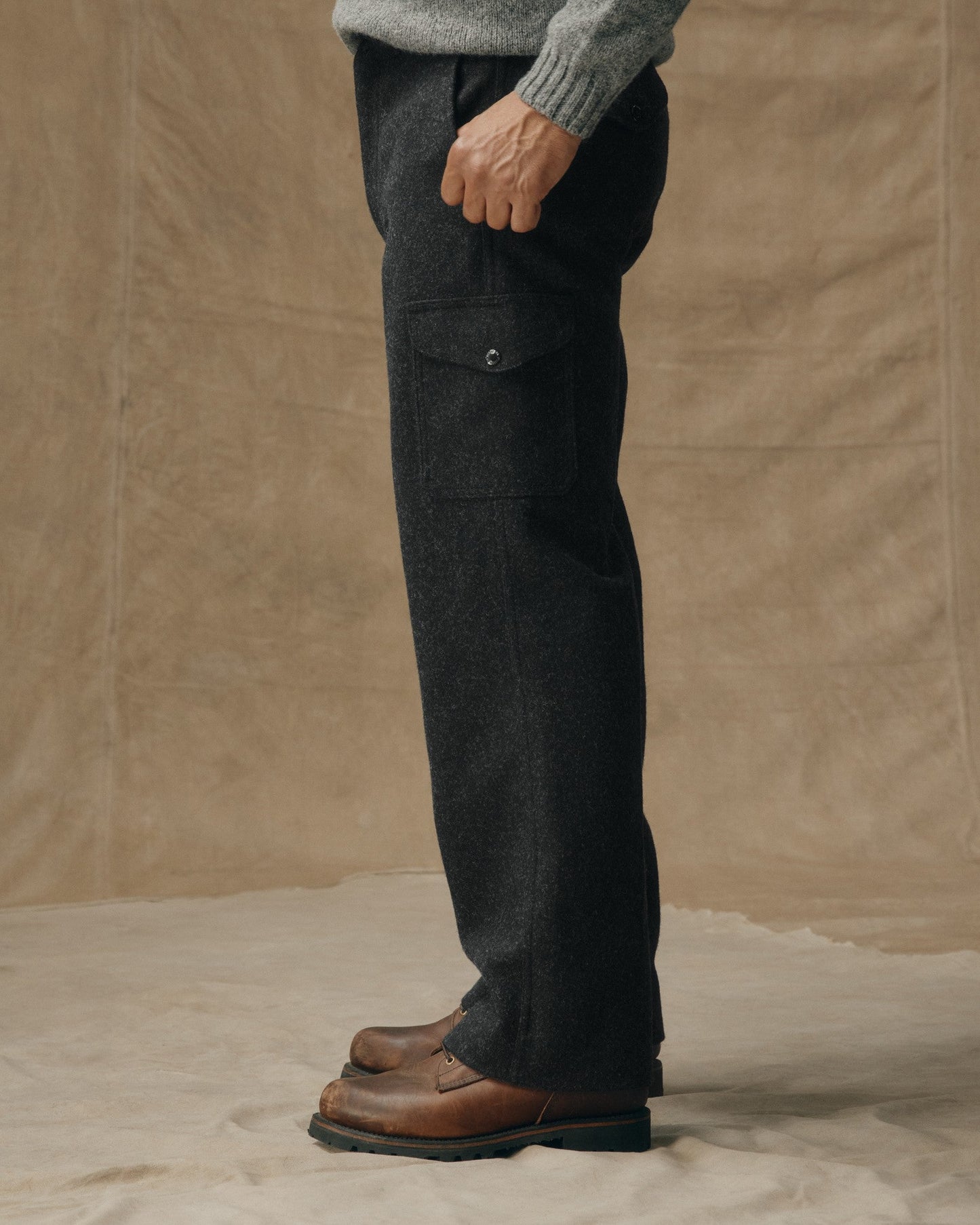 Mackinaw Wool Field Pants - Charcoal