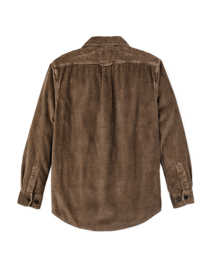 6-wale Corduroy Shirt - Brown