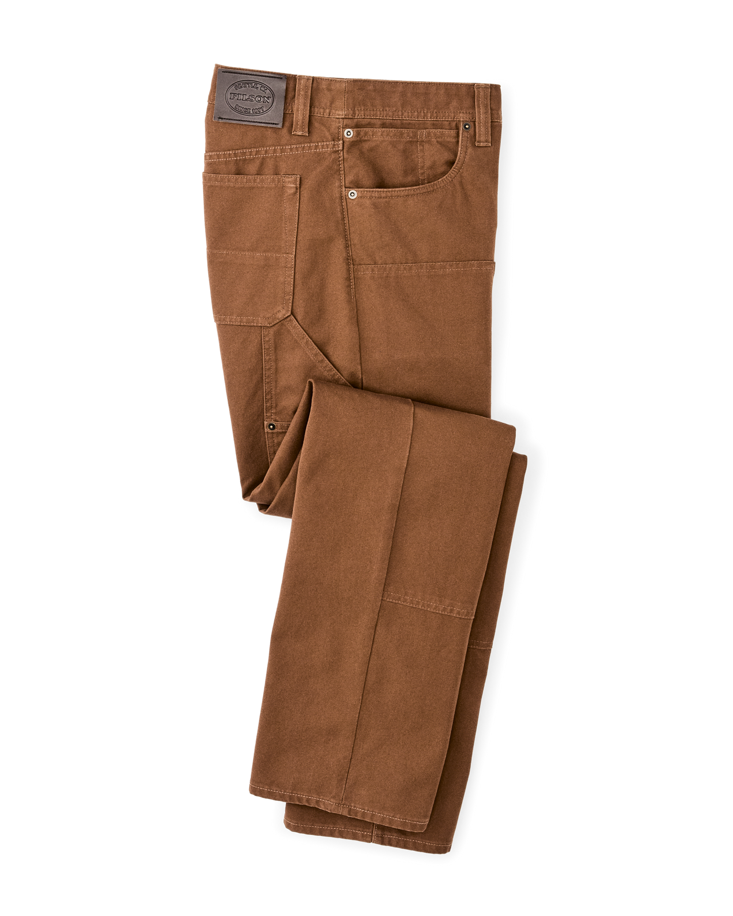 Dry Tin Double Front Pants - Whiskey