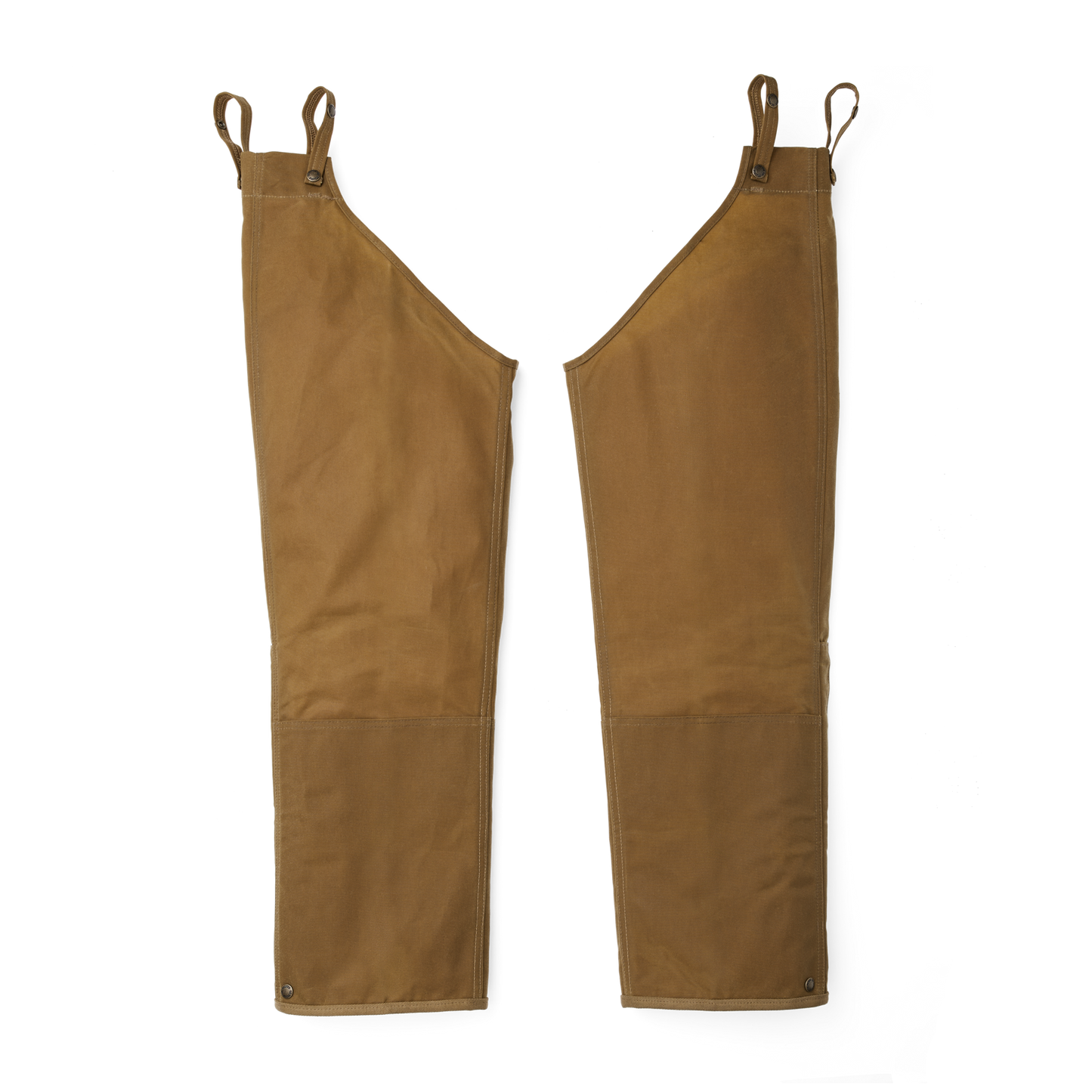 Double Tin Cloth Chaps With Zipper - Dark Tan