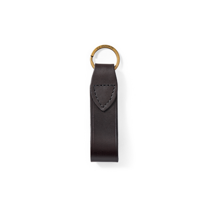 Bridle Leather Key Chain - Brown Leather