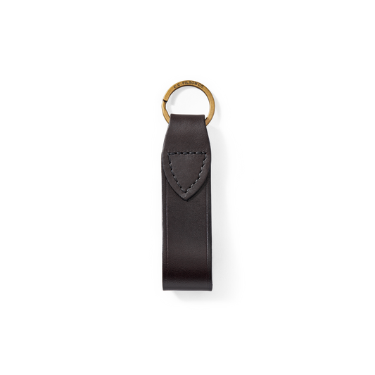 Bridle Leather Key Chain - Brown Leather