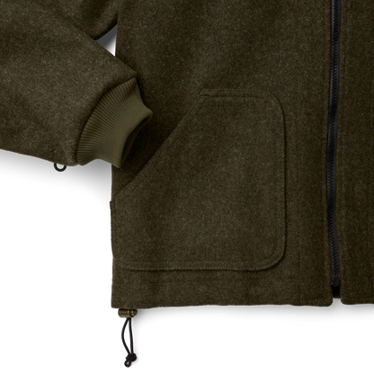 Mackinaw Wool Jacket Liner - Forest Green