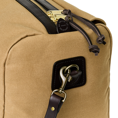 Large Rugged Twill Duffle Bag - Tan