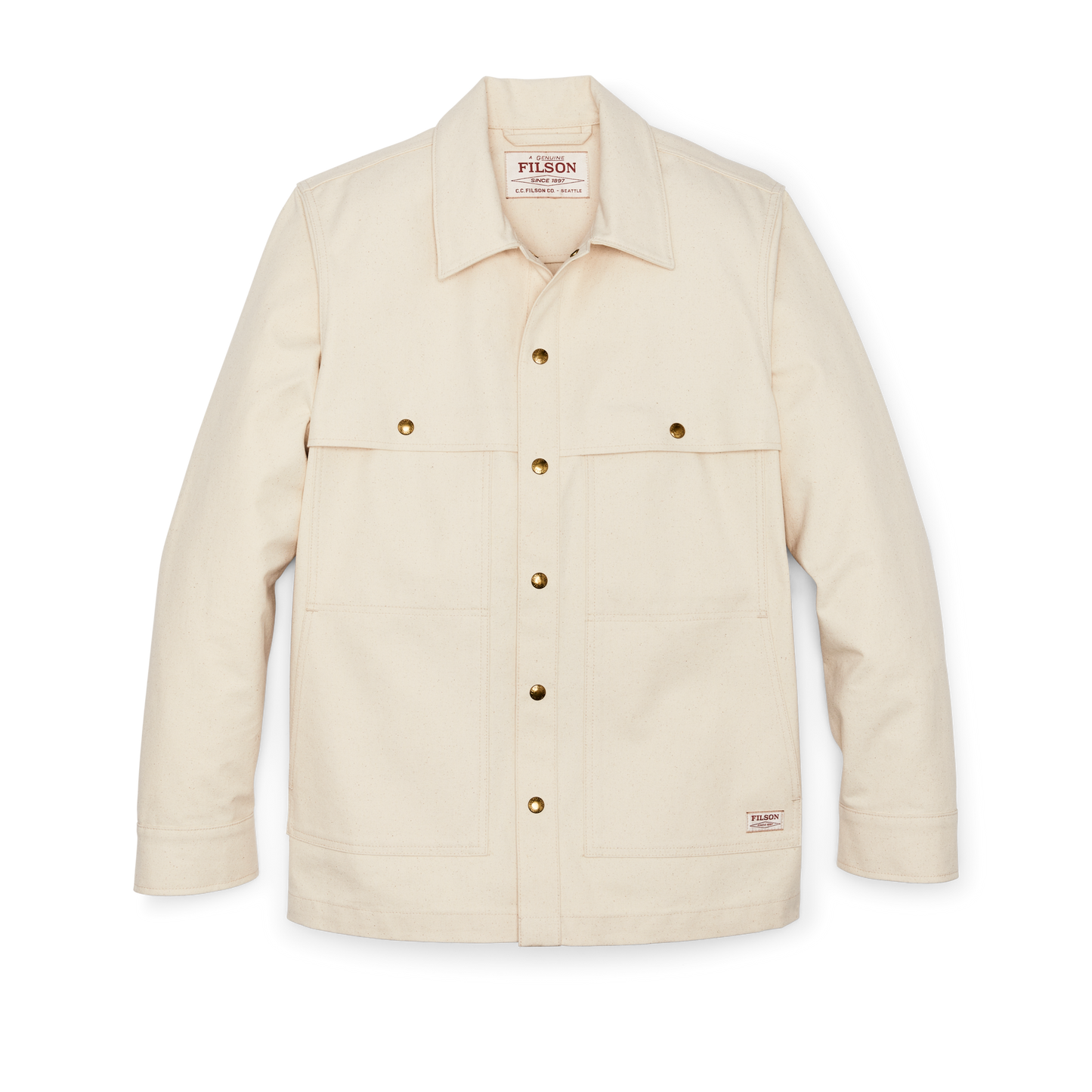 Dry Tin Cloth Forester Jac-shirt - Natural Seed