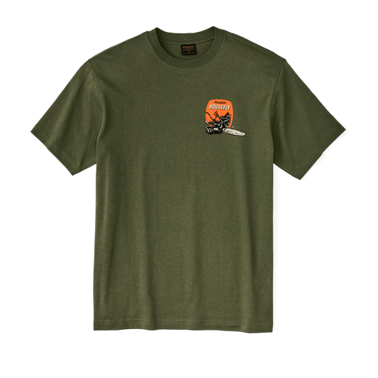 Filson X Housefly Frontier Graphic T-shirt - Cypress / Energy