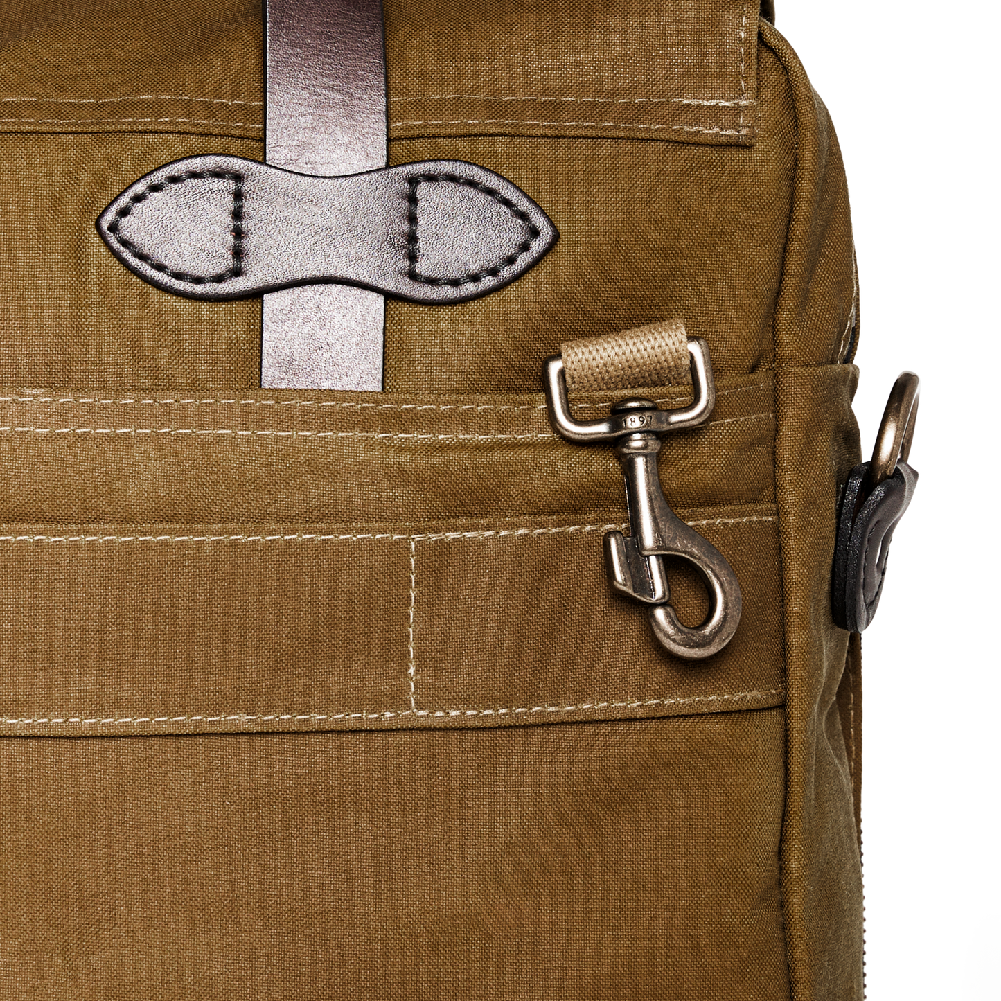 24 Hour Tin Cloth Briefcase - Dark Tan