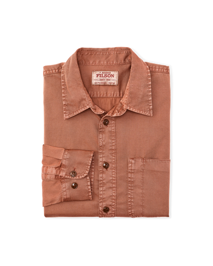 4.5-oz. Twill Shirt - Copper Brown