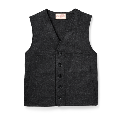 Mackinaw Wool Vest - Charcoal