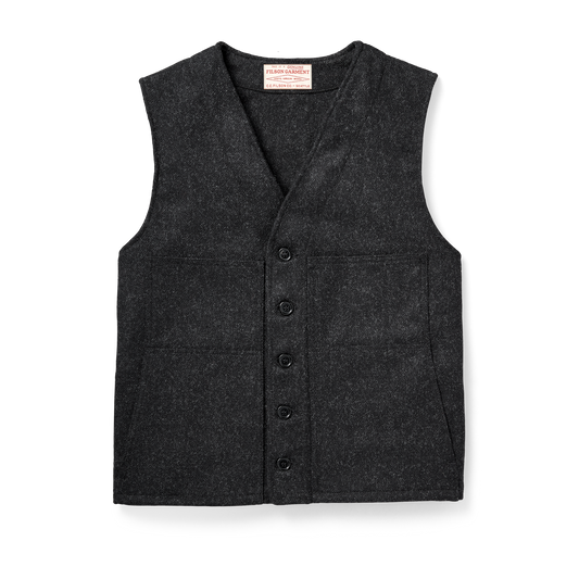 Mackinaw Wool Vest - Charcoal