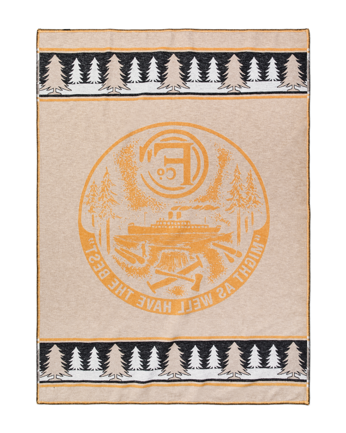 Forestry Cotton Blanket - Buckthorn Brown