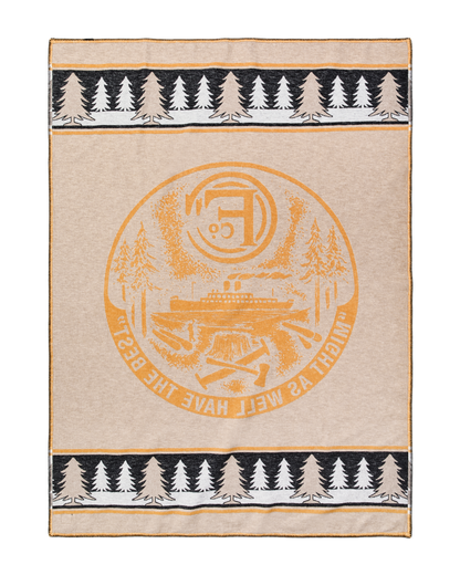 Forestry Cotton Blanket - Buckthorn Brown