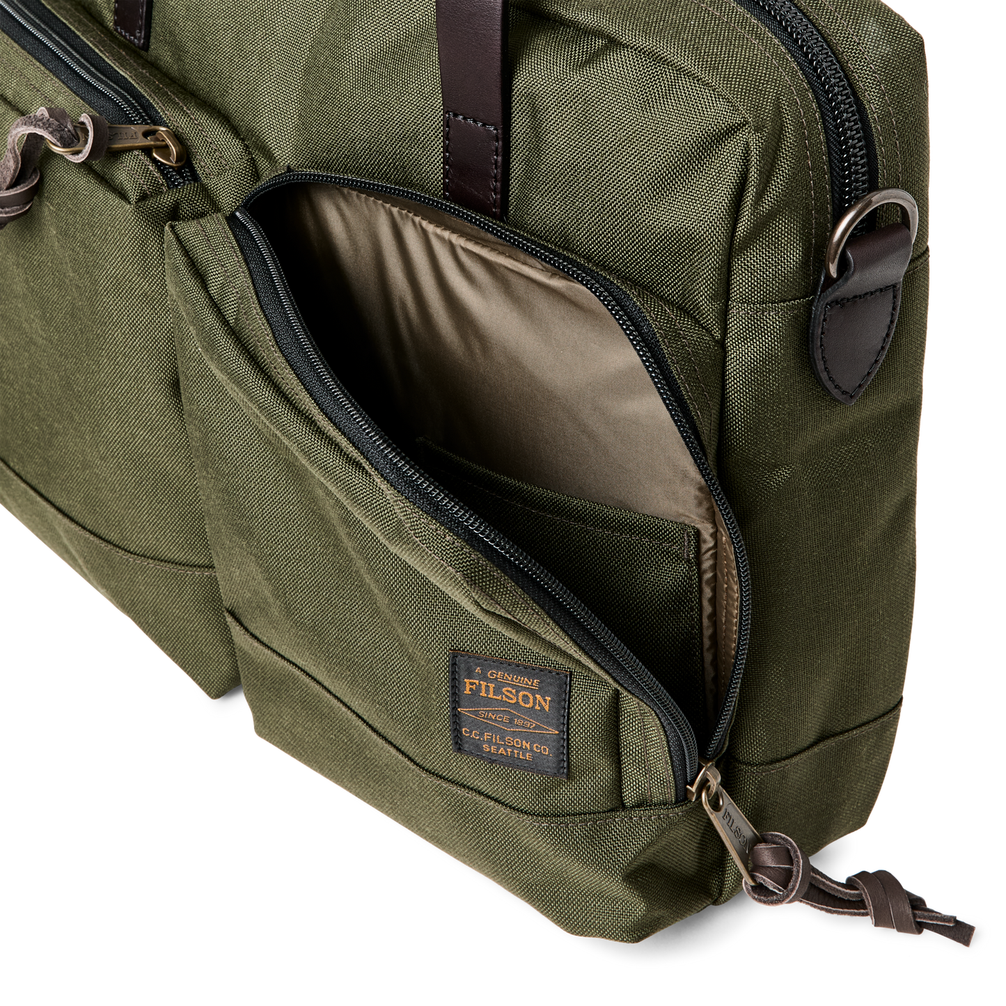 Dryden Briefcase - Otter Green