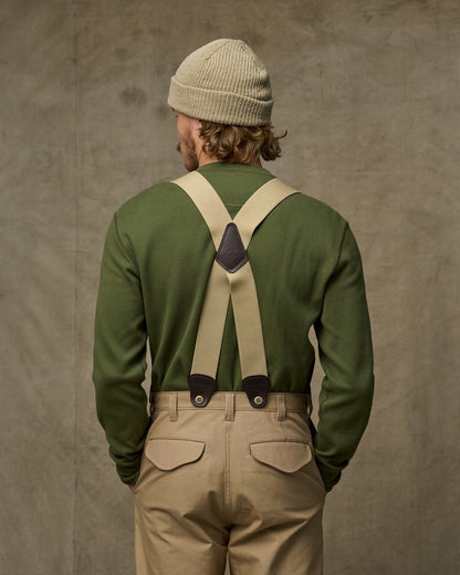 Filson Logger Suspenders - Sand