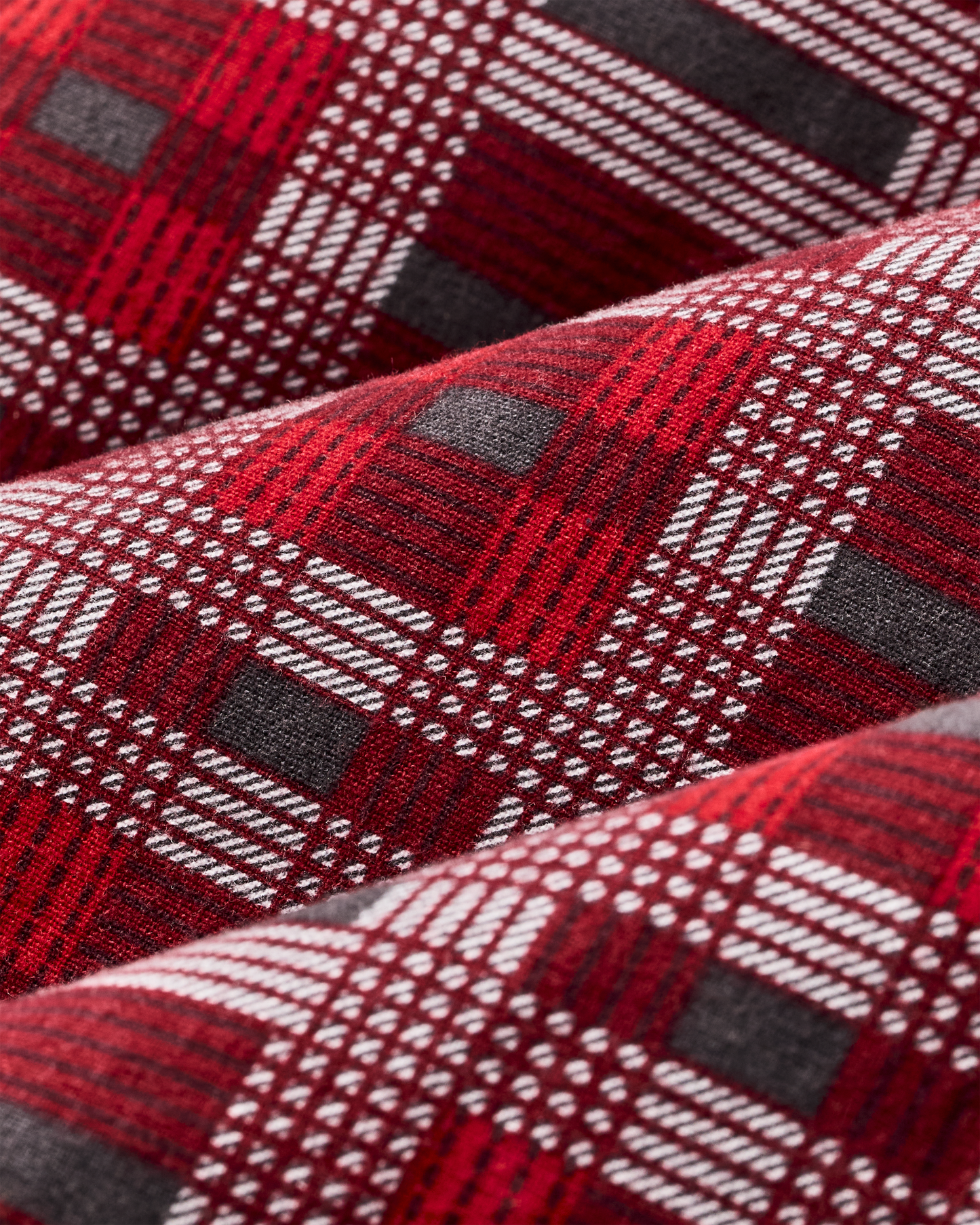 Field Flannel Shirt - Burgundy / Red Plaid