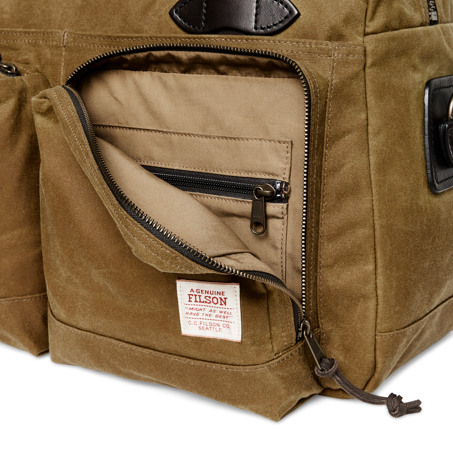 48 Hour Tin Cloth Duffle Bag - Dark Tan