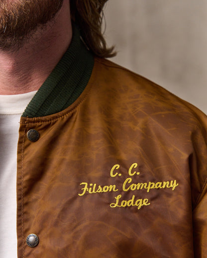Embroidered Montlake Jacket - Whiskey