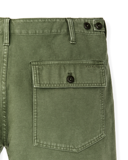 Field Supply Shorts - Washed Fatigue Green