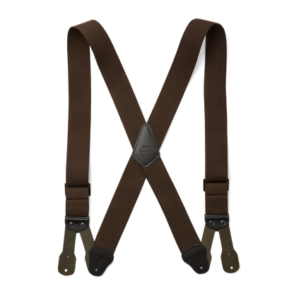 Filson Logger Suspenders - Dark Brown