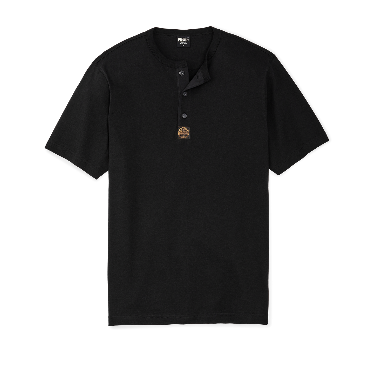 Frontier Henley T-shirt - Black