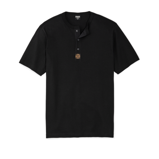 Frontier Henley T-shirt - Black